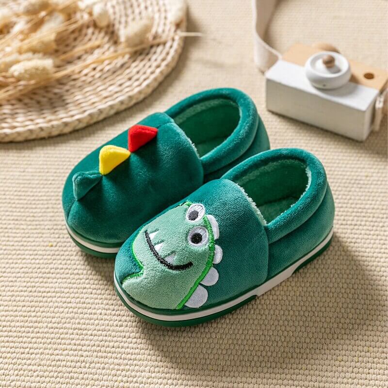 Roaring dinosaur online slippers